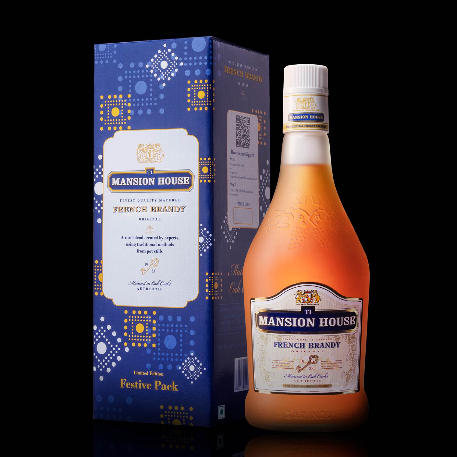 The Mansion House Brandy Festive Pack 1 